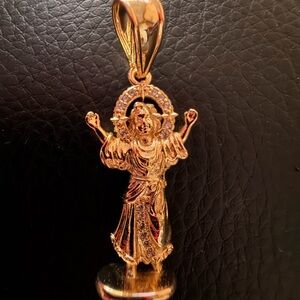 Gold Filled Baby Jesus Religious Pendant